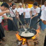 第11月 ダボドゥエー月(1月から2月頃)
ミャンマーで最も寒い季節。
身体を温める生姜などの食材が含まれた「タマネ」と呼ばれる餅菓子作りが各地でおこなわれる。
ヤンゴン