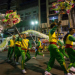 第12月 ダバウン月(2月から3月頃)
中華街では中国の旧正月は祝うドラゴンダンスコンテストがおこなわれ観客を楽しませる。
ヤンゴン